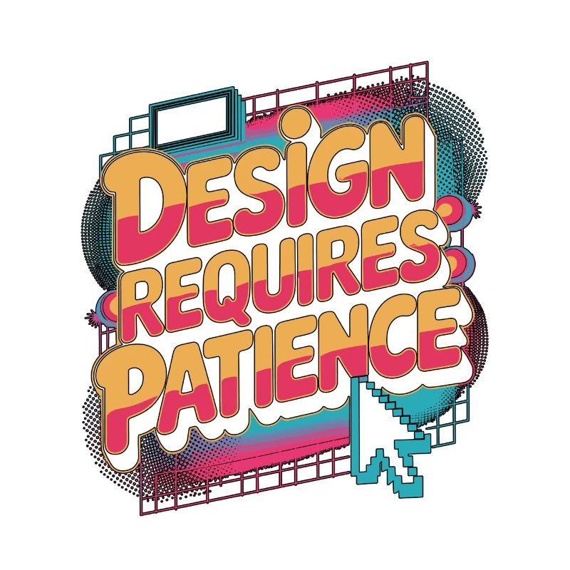 Graphic Designer Design Requires Visual Artist