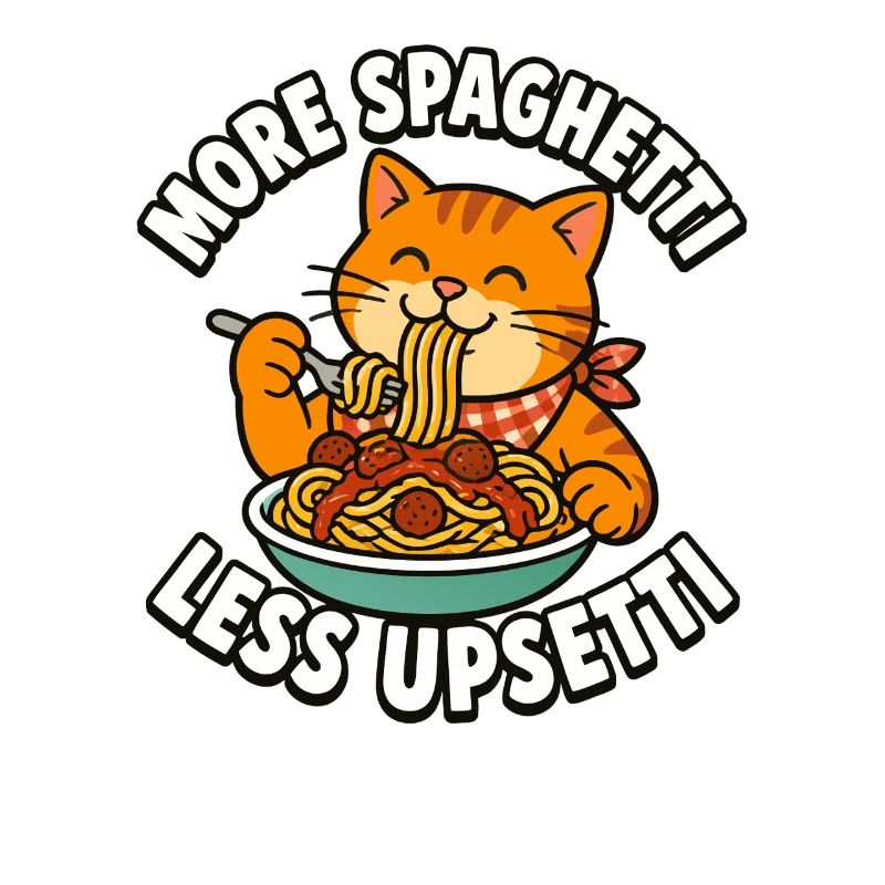 Plus de spaghettis, moins de stress, spaghettis pour chat