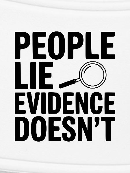 People Lie Evidence Doesn't