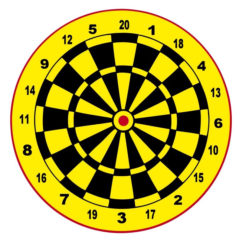 Fléchettes, fléchettes, fléchettes, autocollants, jeu de fléchettes