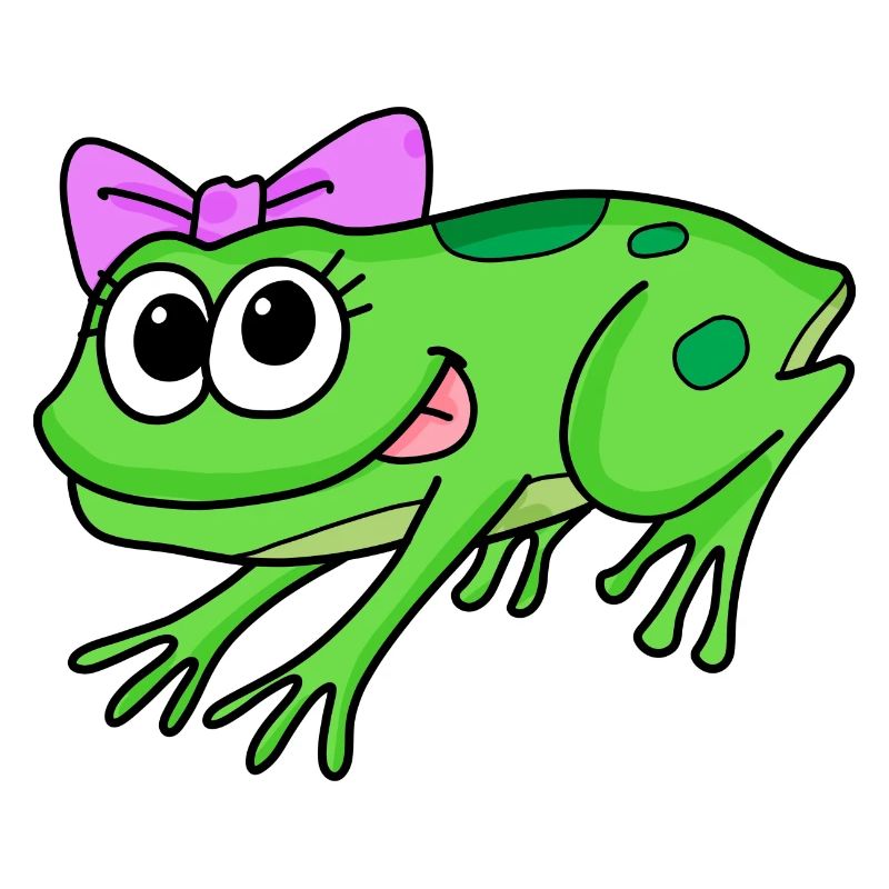 Frosch Mädchen Dame