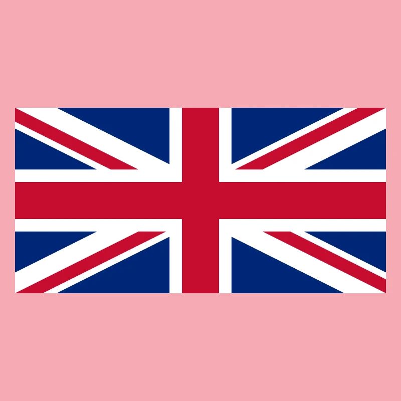 Red White Blue British Union Jack Flag