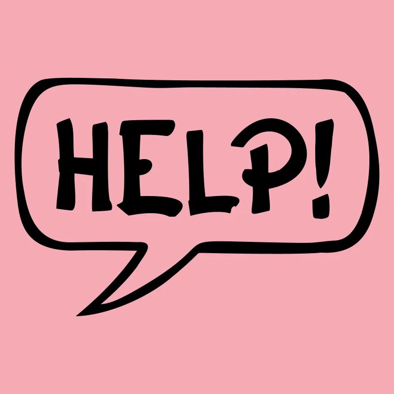 Comic Sprechblase HELP