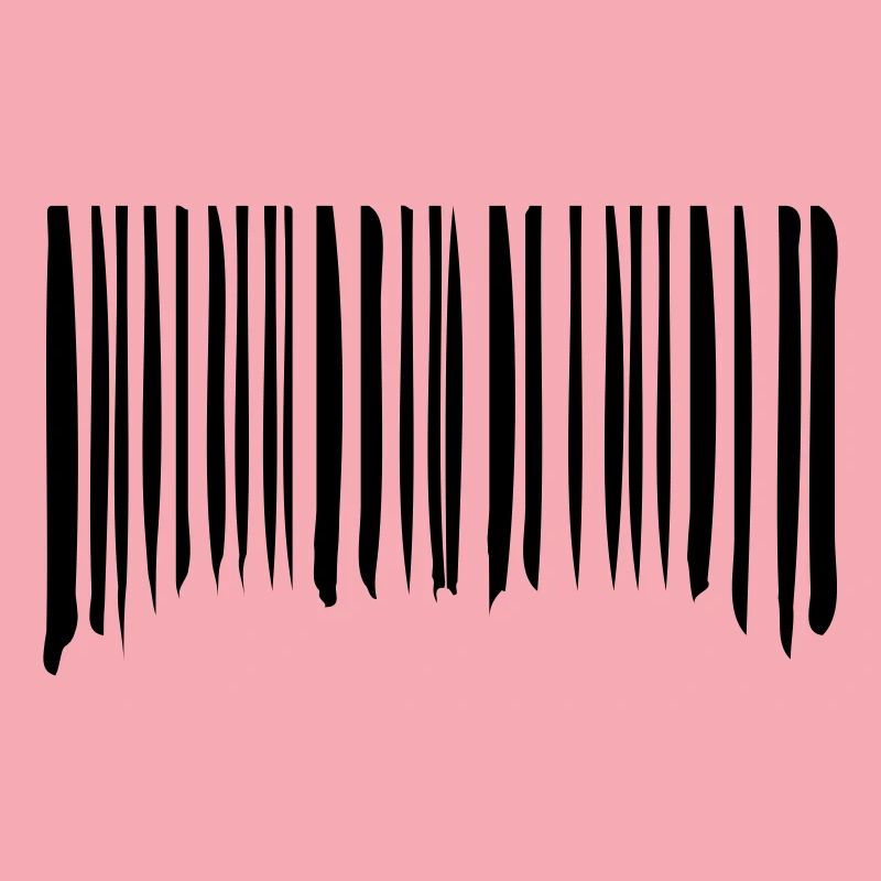 Barcode Striche Linien Gekritzelt Strichcode Scan