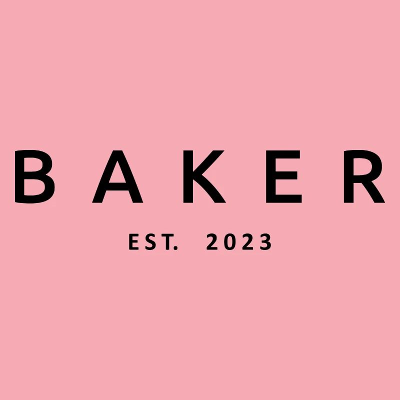 Baker Est. 2023 Graduated Pastry Baking Student
