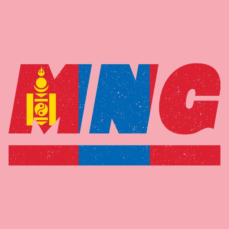 Drapeau mongol drapeau MNG