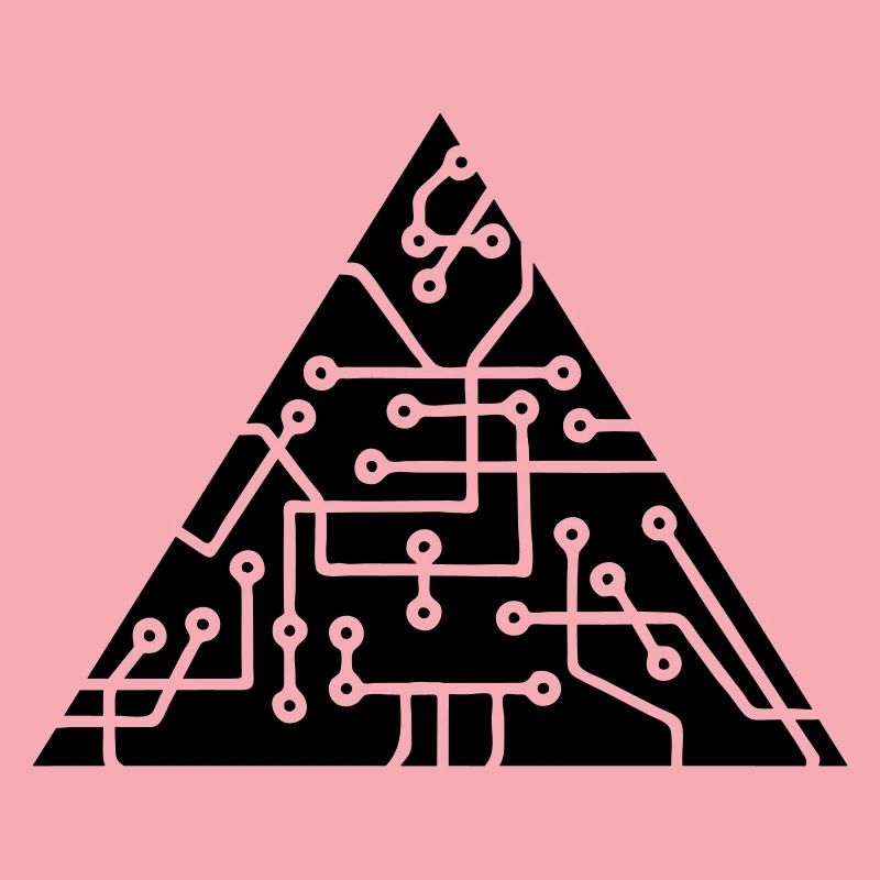 triangular shape microchip technology cool design