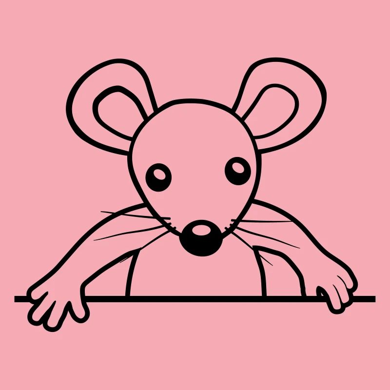 Mignon derrière le mur