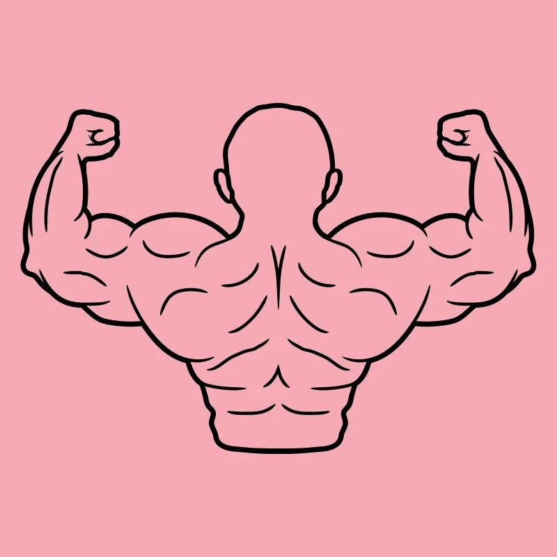 Strong poor bald head