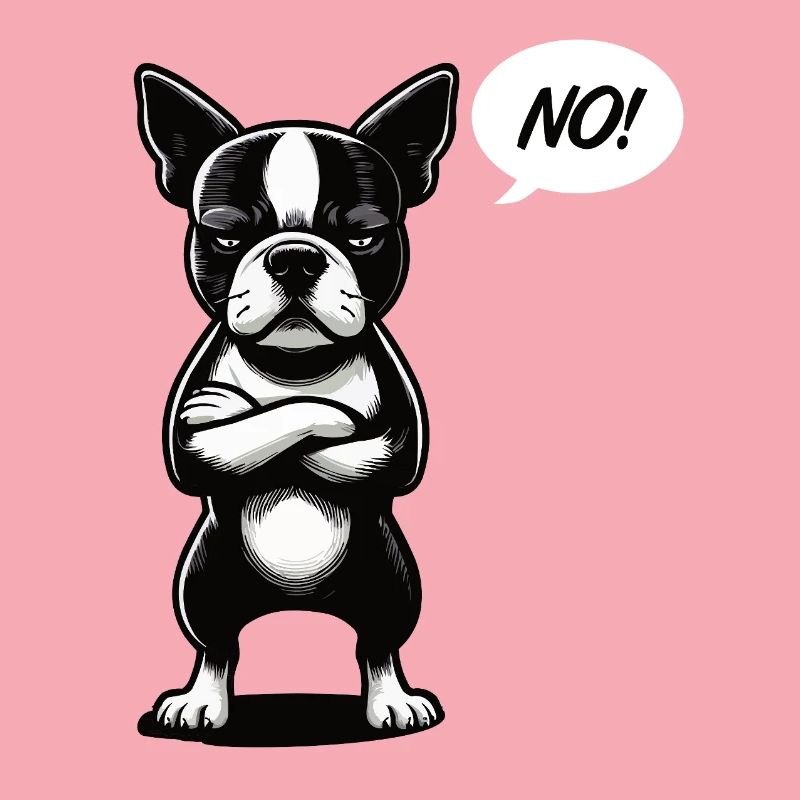 Pas de Boston Terrier Boston Propriétaire d’un Boston terrier