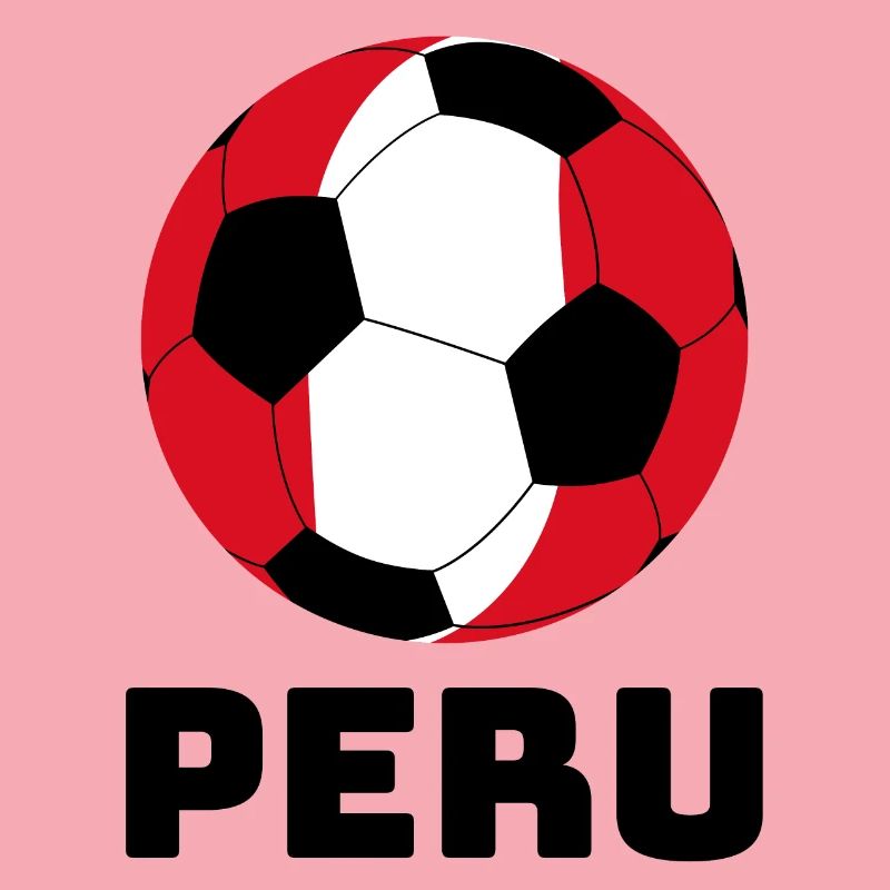 Peru ball with text Peru Gift Sport