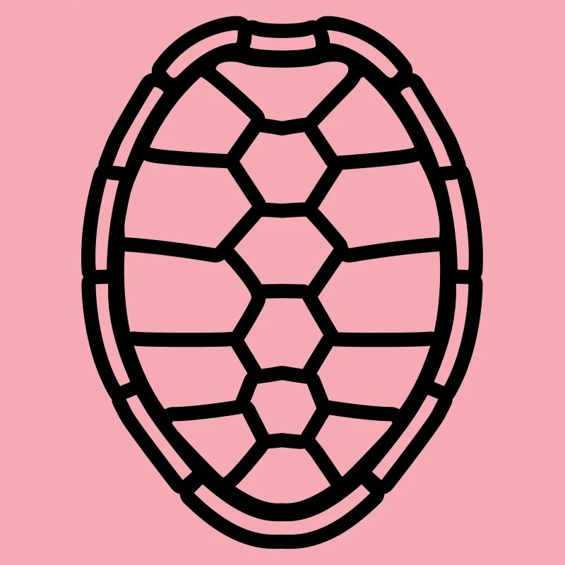 pattern turtle shell design logo comic cartoon tur