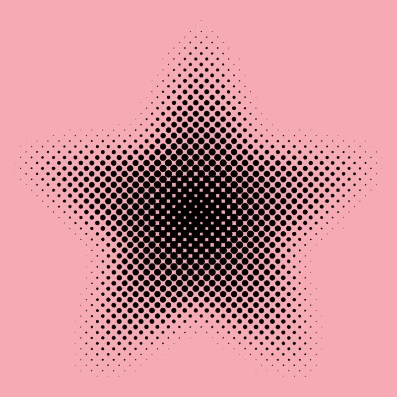 Points d’astérisque de pixel étoile