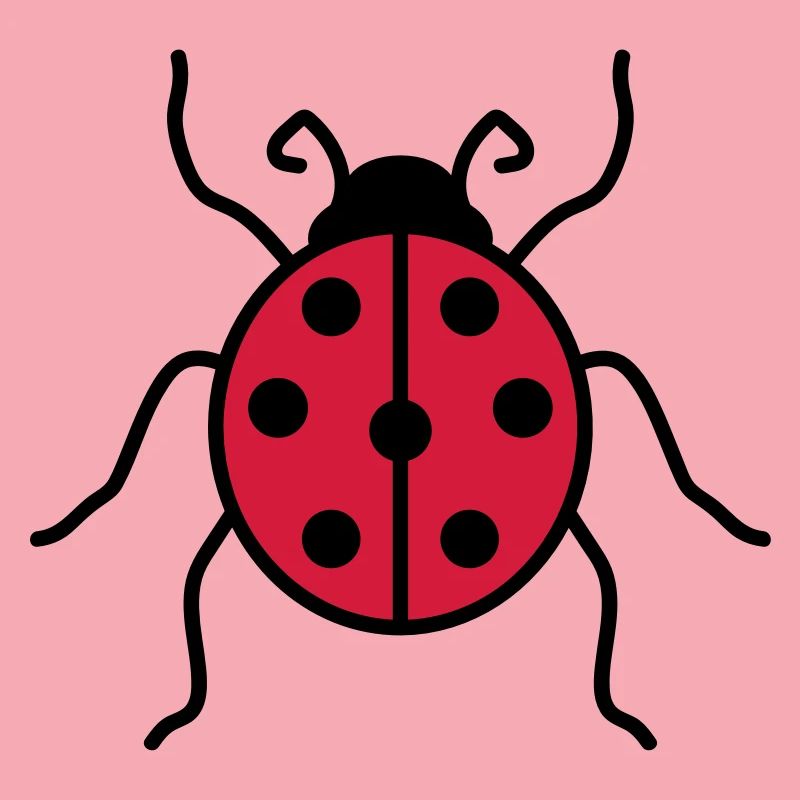 ladybug small cute cute beetle red dot