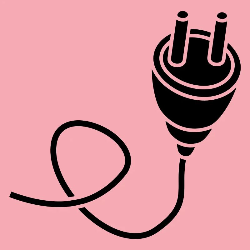 black connect connection cable plug plug