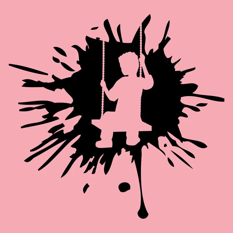 blob swing graffiti drops splashes silhouet