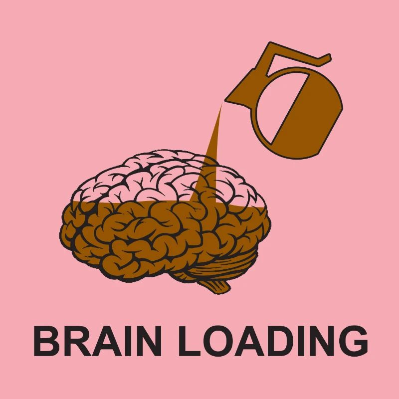 Brain loading by coffee