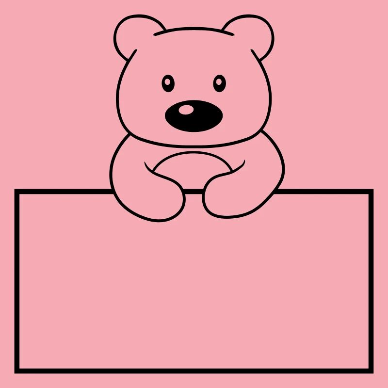 frame name shield text write teddy grizzly ba