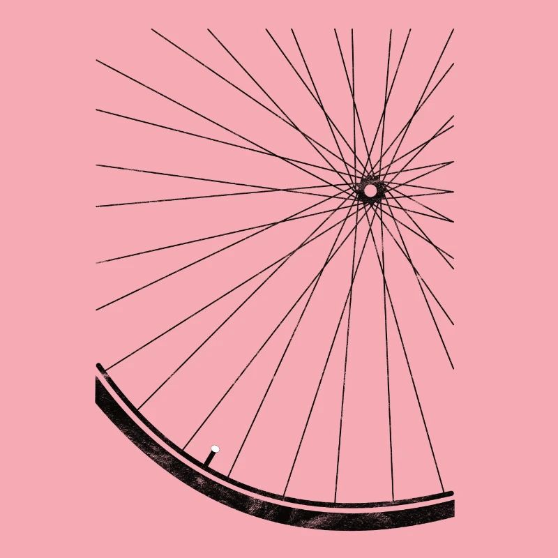 Bicycle spokes shirt