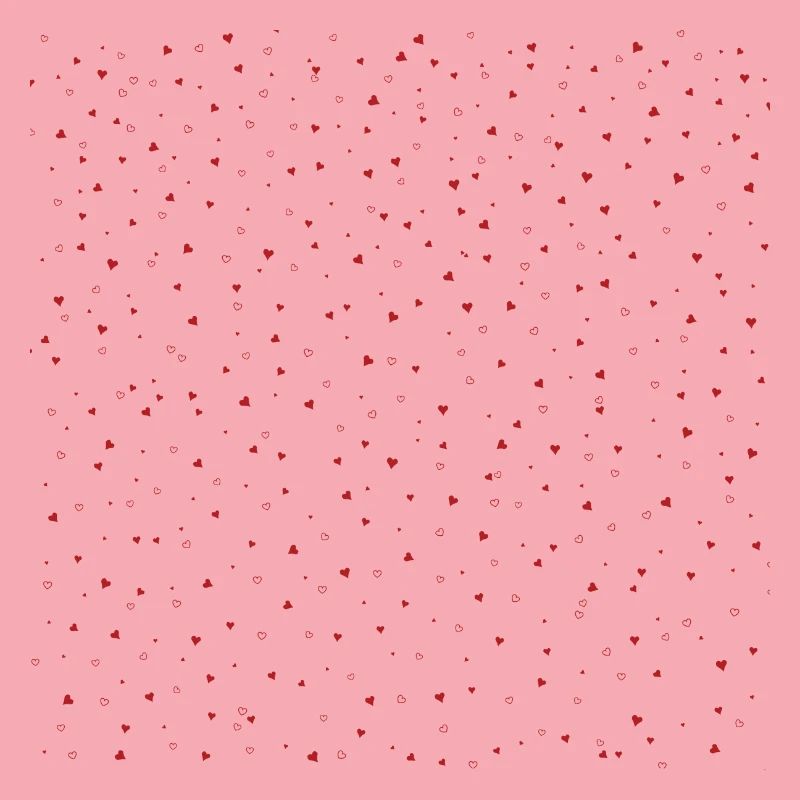 Cute Tiny Hearts Pattern Print Background Present