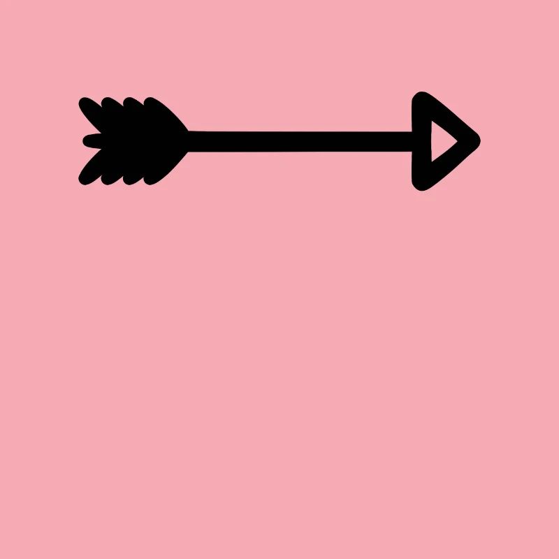Symbole de flèche Noir