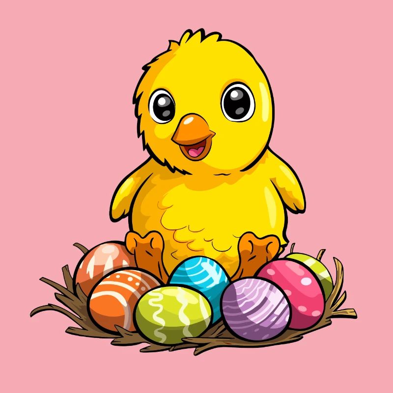 Cute Easter chick