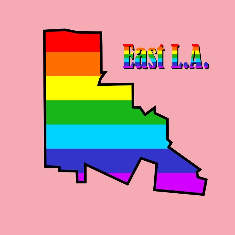 EAST L.A. rainbow