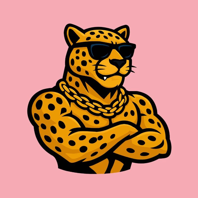 leopard gepard comic