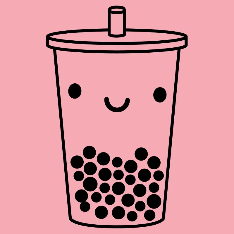 cute bubble tea mug