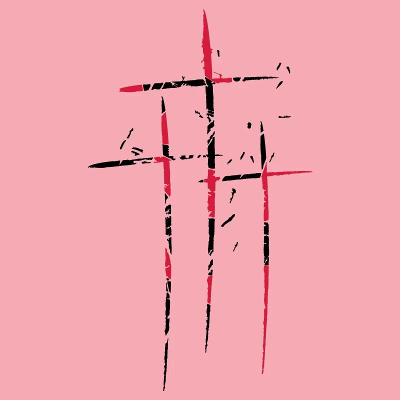 3 croix design pattern scratch cool symbole vieux