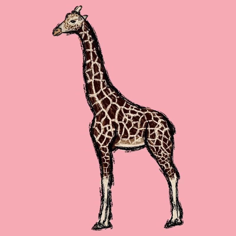 Design mit einer Giraffe 1