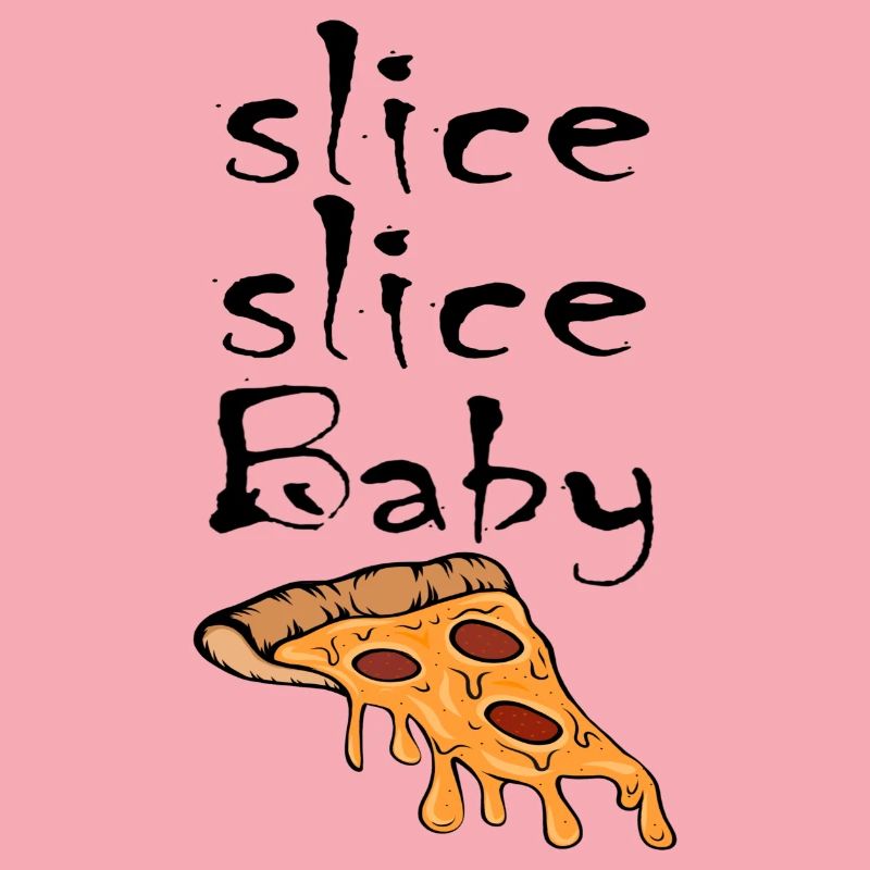 Tranche tranche de pizza pour bébé
