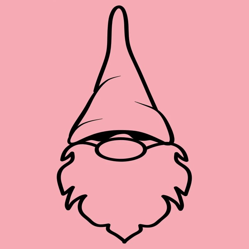 Funny dwarf beard funny stocking cap
