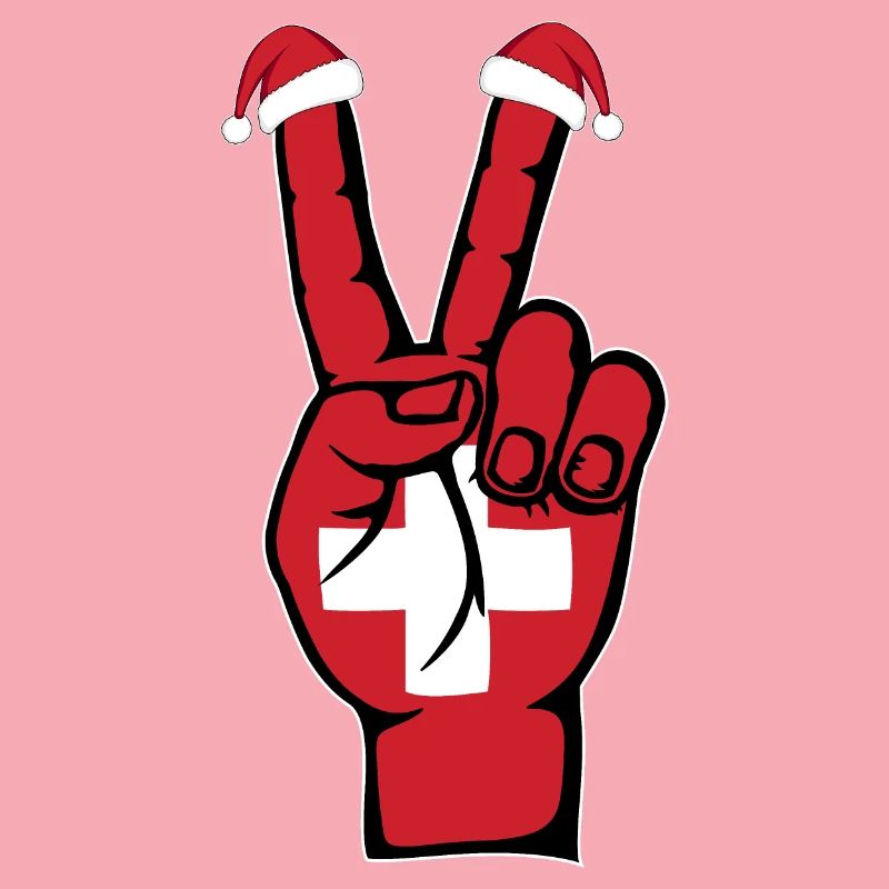Drapeau de la Suisse Noël Symbole de la paix