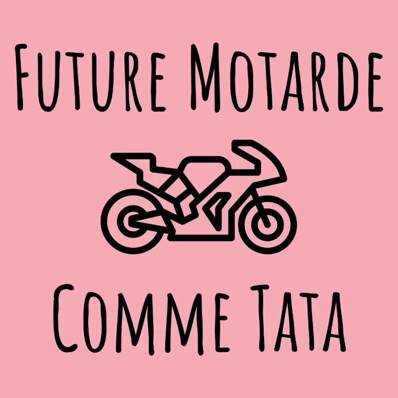 future motarde comme tata cadeau bebe naissance