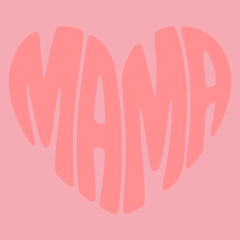 Mama Herz Form Mutter Herzform Muttertag Geschenk