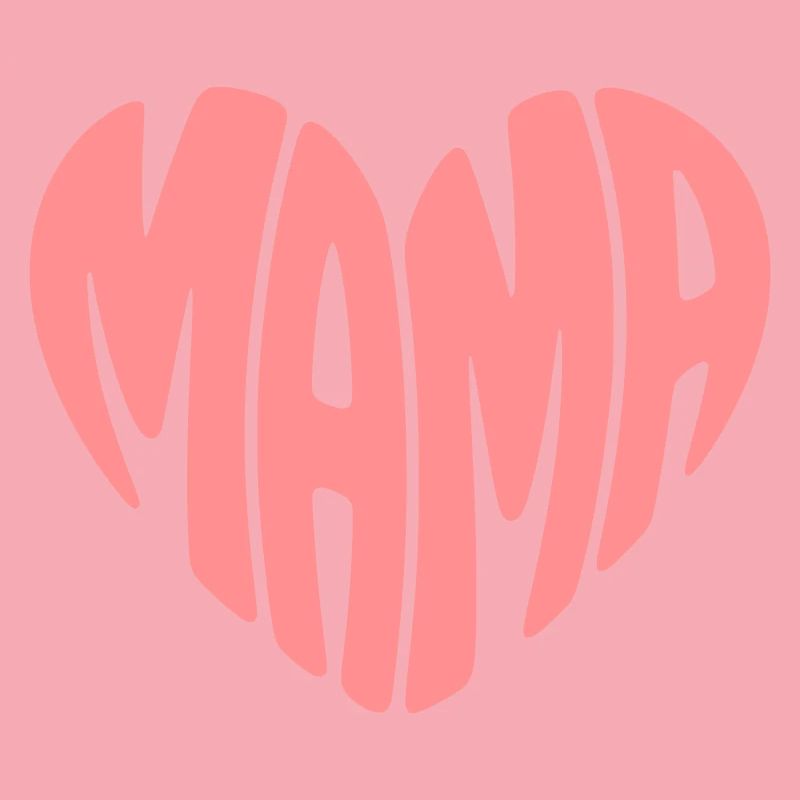 Mama Herz Form Mutter Herzform Muttertag Geschenk
