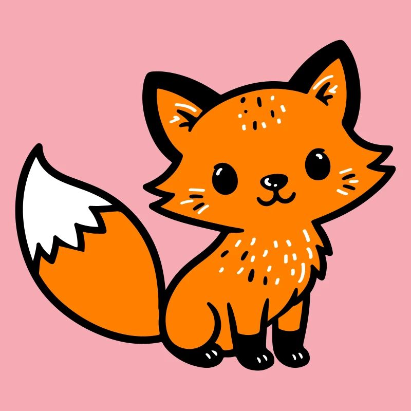 Fuchs Niedlich Comic