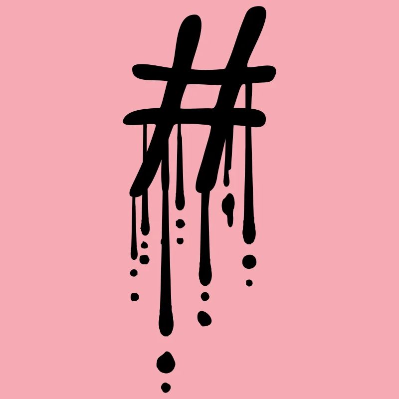 Hashtag Graffiti Drop