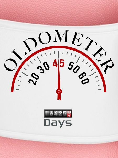 OLDOMETER 45th birthday