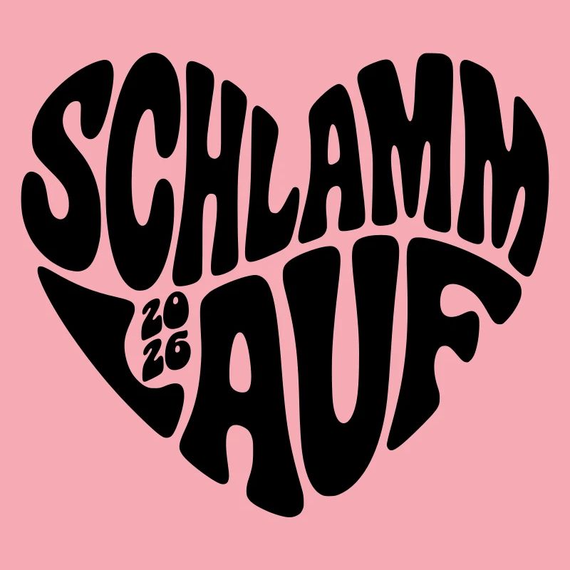 Course de boue 2026 - Forme de cœur - Course de boue 2026