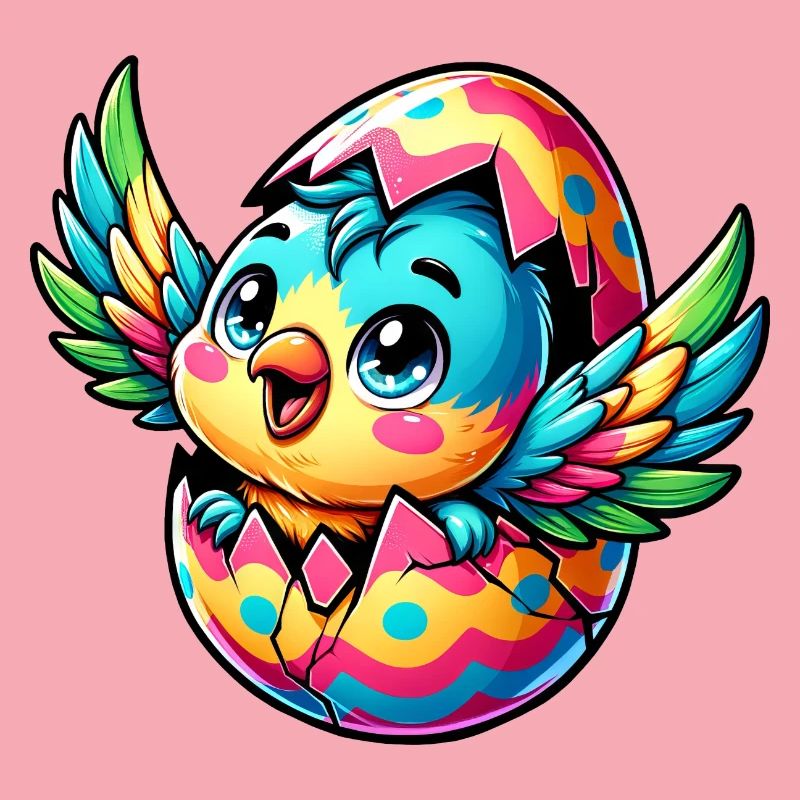 Easter Parrot Hatches from Egg