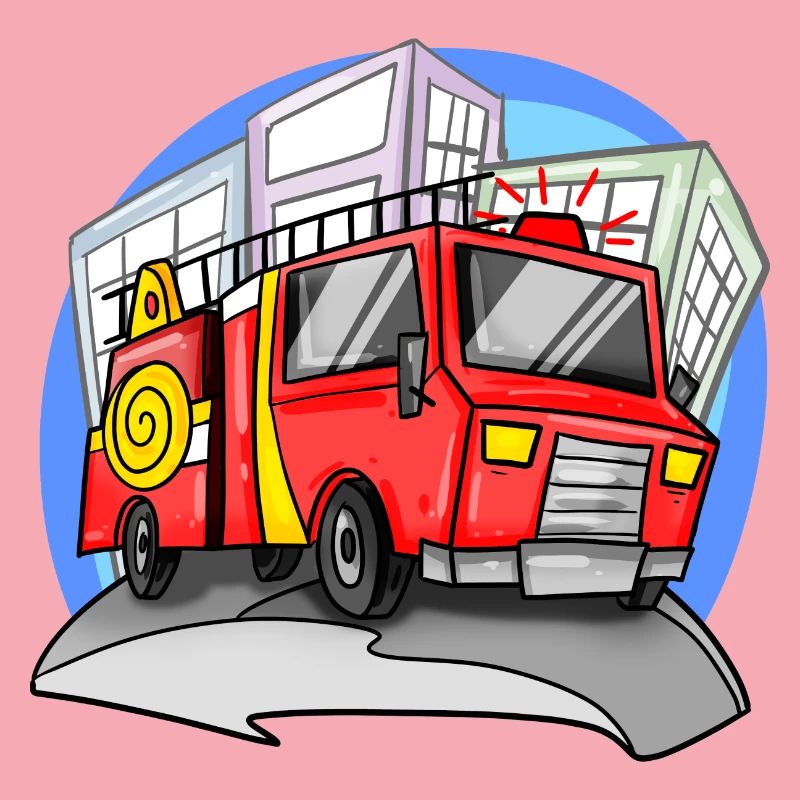 Fire brigade fire engine