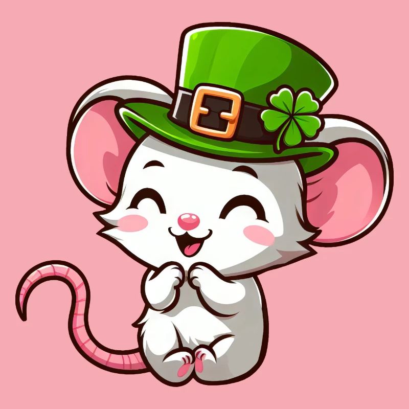 Célébration de la souris de la Saint-Patrick