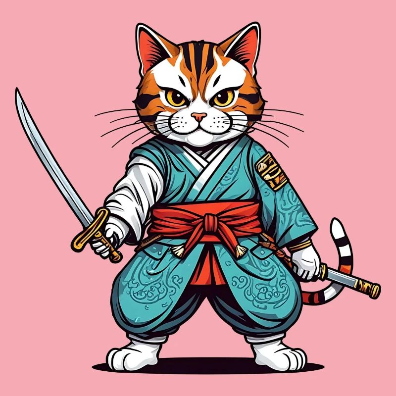 Samurai cat