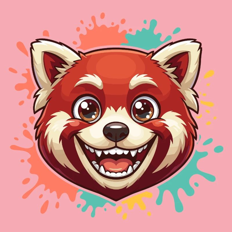 Roter Panda Spritzer
