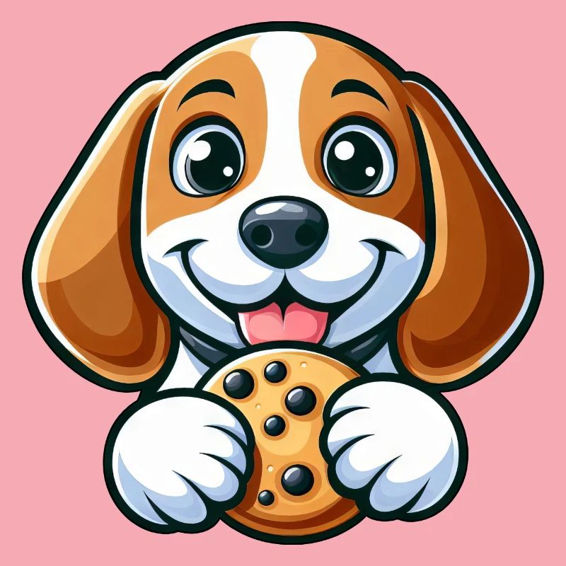 Mignon Beagle Chien Biscuits sucrés Dessert