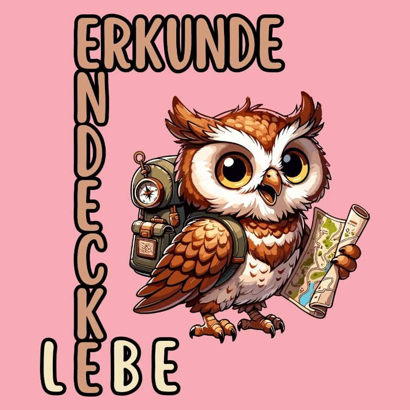 Erkunde, Entdecke, Lebe Eule