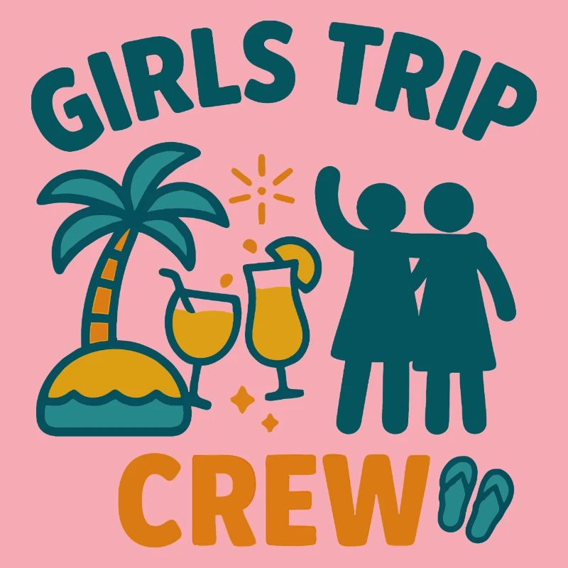 Mädchen Trip Crew Passendes Hemd