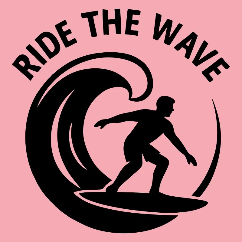 Surfer sur la vague Surfer Surf Surf